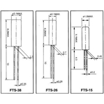 fujicom富士通晶振,FTS-38 FTS-26 FTS-15圓柱晶振,32.768KHZ石英晶振